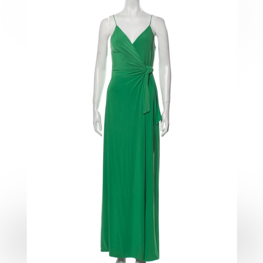 V-neck long dress MISA Los Angeles